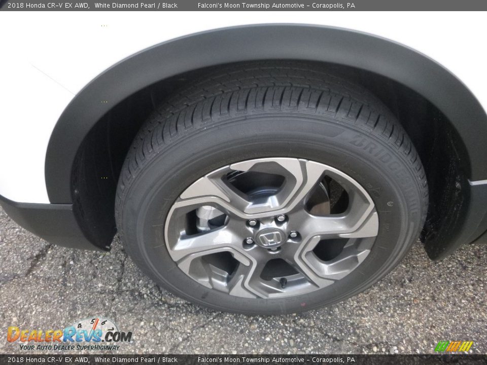 2018 Honda CR-V EX AWD White Diamond Pearl / Black Photo #7