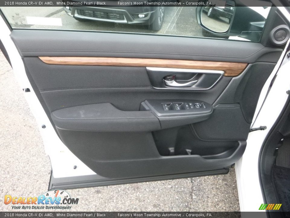 2018 Honda CR-V EX AWD White Diamond Pearl / Black Photo #9