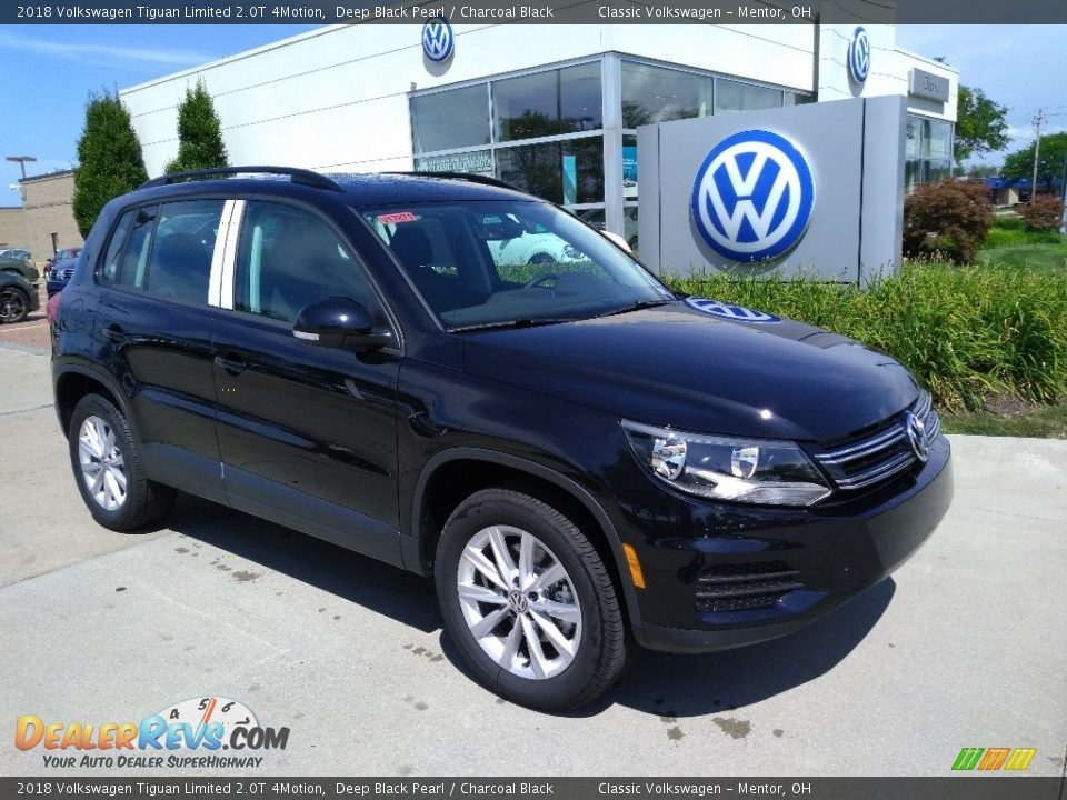 2018 Volkswagen Tiguan Limited 2.0T 4Motion Deep Black Pearl / Charcoal Black Photo #2