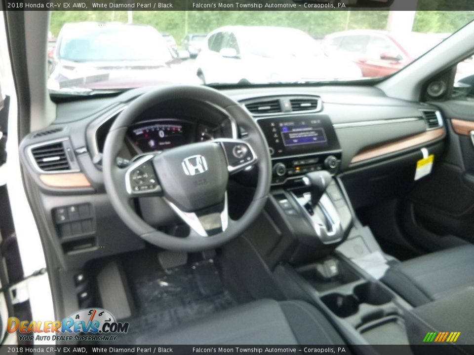 2018 Honda CR-V EX AWD White Diamond Pearl / Black Photo #11