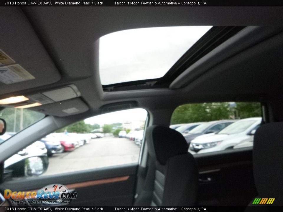 2018 Honda CR-V EX AWD White Diamond Pearl / Black Photo #13