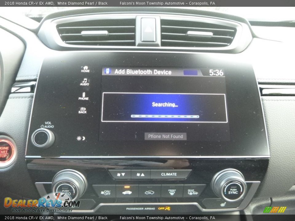 2018 Honda CR-V EX AWD White Diamond Pearl / Black Photo #14