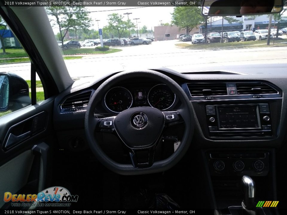 2018 Volkswagen Tiguan S 4MOTION Deep Black Pearl / Storm Gray Photo #4