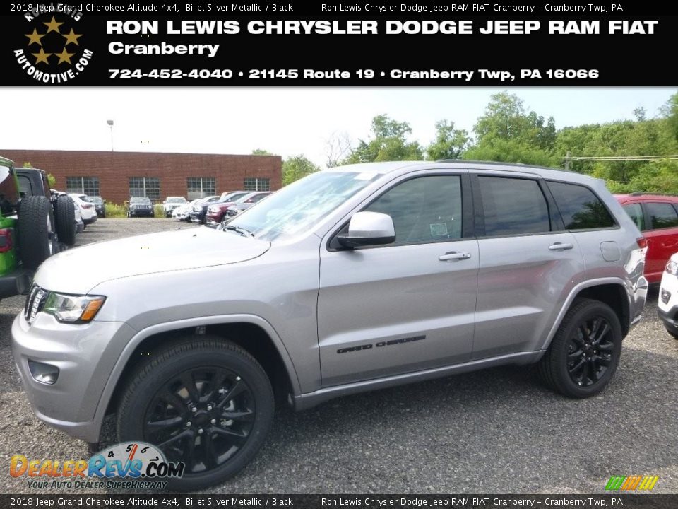 2018 Jeep Grand Cherokee Altitude 4x4 Billet Silver Metallic / Black Photo #1