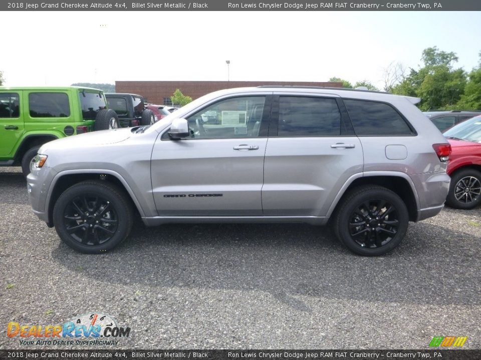 2018 Jeep Grand Cherokee Altitude 4x4 Billet Silver Metallic / Black Photo #2