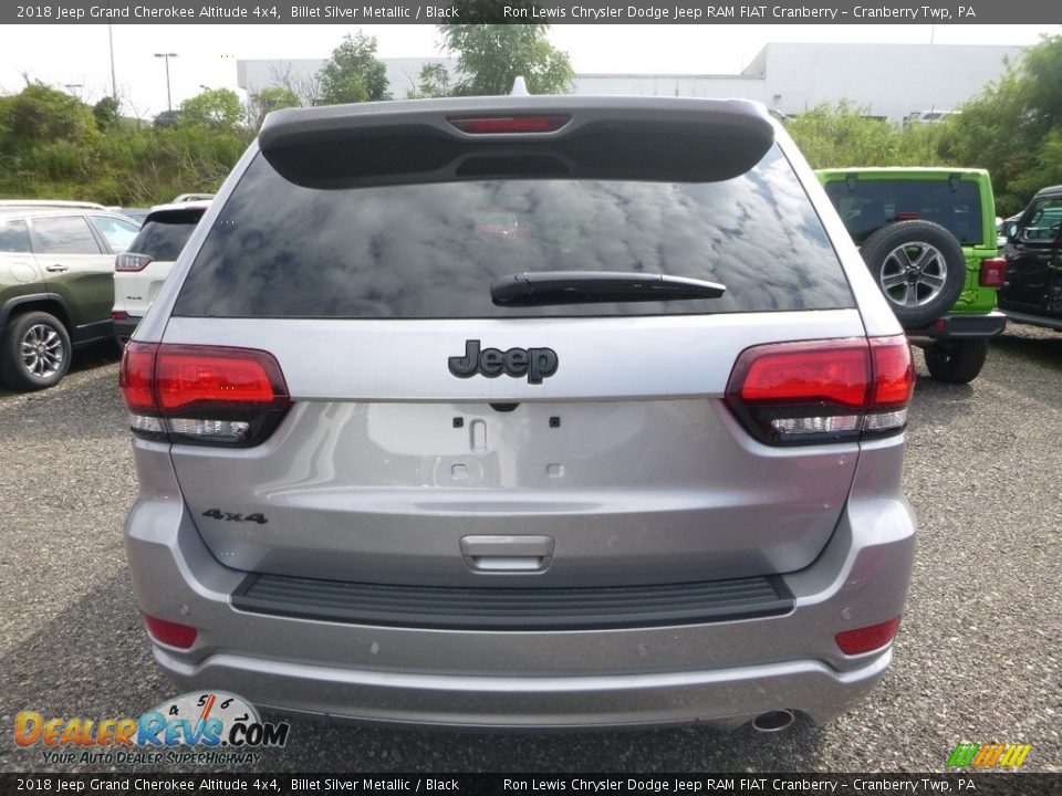 2018 Jeep Grand Cherokee Altitude 4x4 Billet Silver Metallic / Black Photo #4