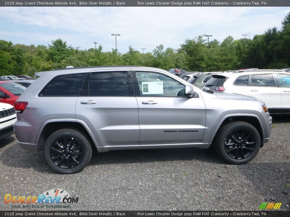 2018 Jeep Grand Cherokee Altitude 4x4 Billet Silver Metallic / Black Photo #6