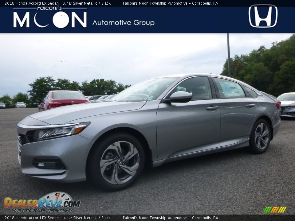 2018 Honda Accord EX Sedan Lunar Silver Metallic / Black Photo #1