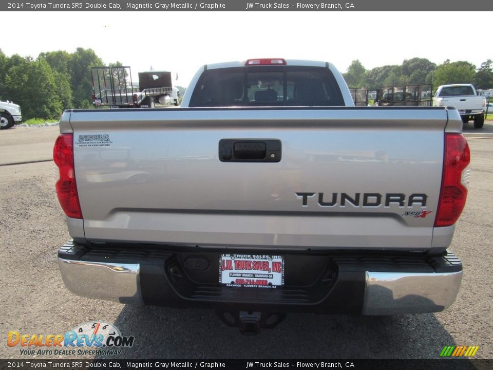2014 Toyota Tundra SR5 Double Cab Magnetic Gray Metallic / Graphite Photo #4