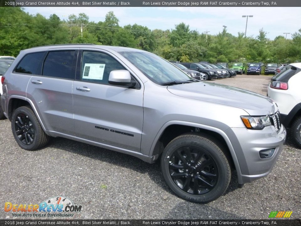 2018 Jeep Grand Cherokee Altitude 4x4 Billet Silver Metallic / Black Photo #7