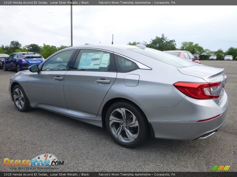 2018 Honda Accord EX Sedan Lunar Silver Metallic / Black Photo #2
