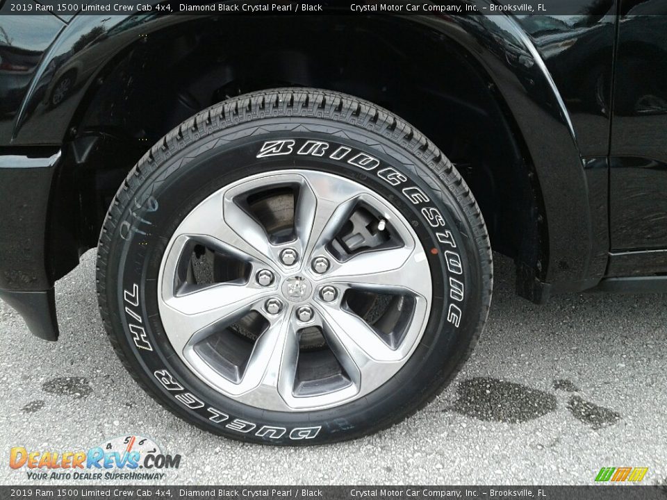 2019 Ram 1500 Limited Crew Cab 4x4 Diamond Black Crystal Pearl / Black Photo #20