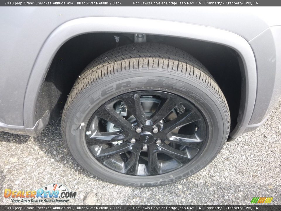 2018 Jeep Grand Cherokee Altitude 4x4 Billet Silver Metallic / Black Photo #9