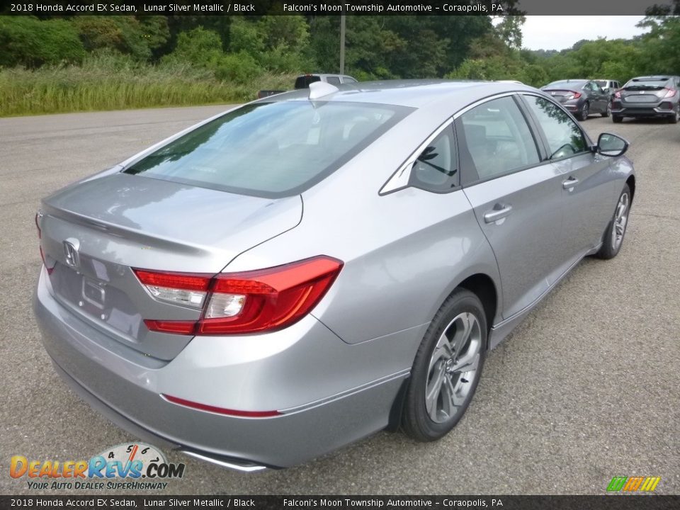 2018 Honda Accord EX Sedan Lunar Silver Metallic / Black Photo #4