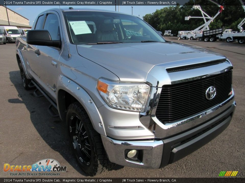 2014 Toyota Tundra SR5 Double Cab Magnetic Gray Metallic / Graphite Photo #7