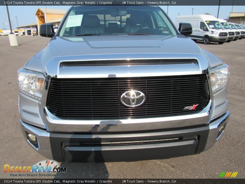 2014 Toyota Tundra SR5 Double Cab Magnetic Gray Metallic / Graphite Photo #8