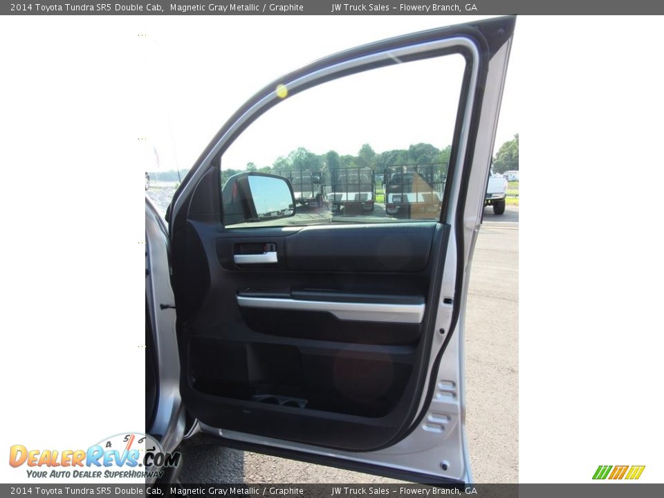 2014 Toyota Tundra SR5 Double Cab Magnetic Gray Metallic / Graphite Photo #9