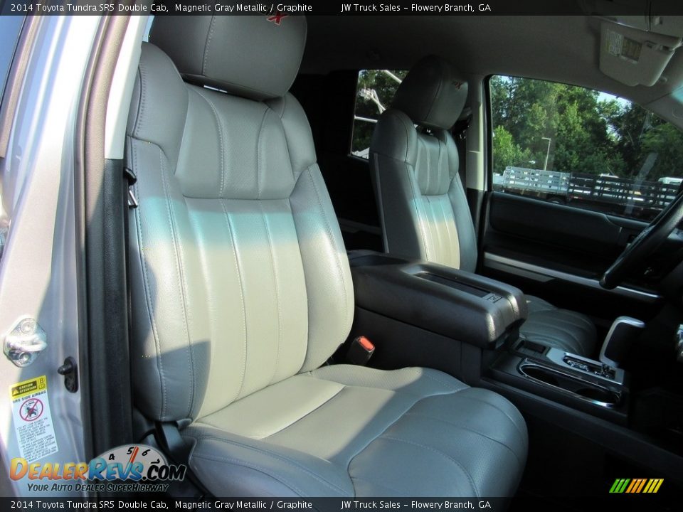 2014 Toyota Tundra SR5 Double Cab Magnetic Gray Metallic / Graphite Photo #11