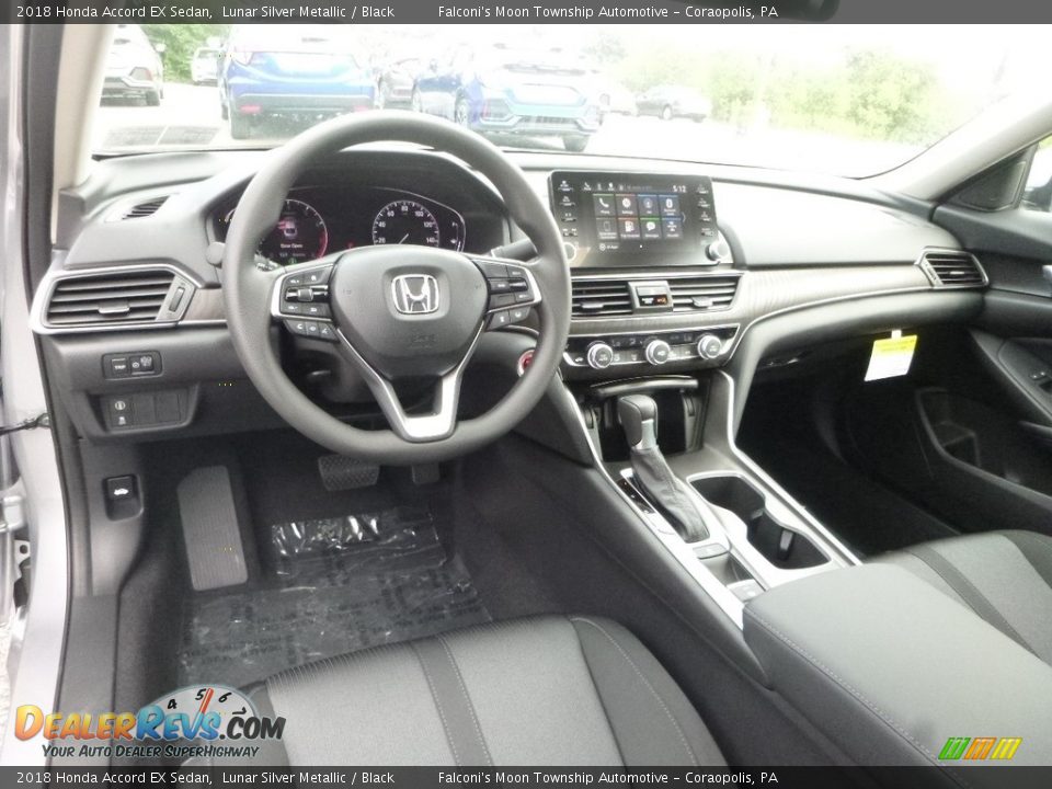2018 Honda Accord EX Sedan Lunar Silver Metallic / Black Photo #10