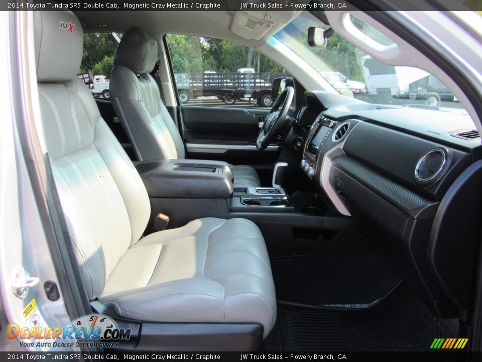 2014 Toyota Tundra SR5 Double Cab Magnetic Gray Metallic / Graphite Photo #12