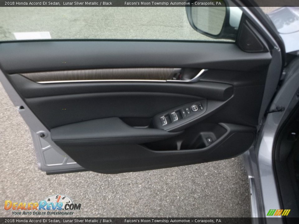 2018 Honda Accord EX Sedan Lunar Silver Metallic / Black Photo #11