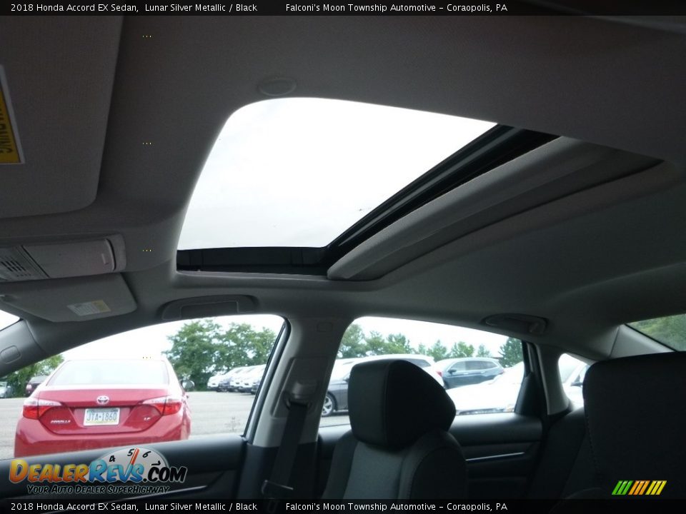 2018 Honda Accord EX Sedan Lunar Silver Metallic / Black Photo #13