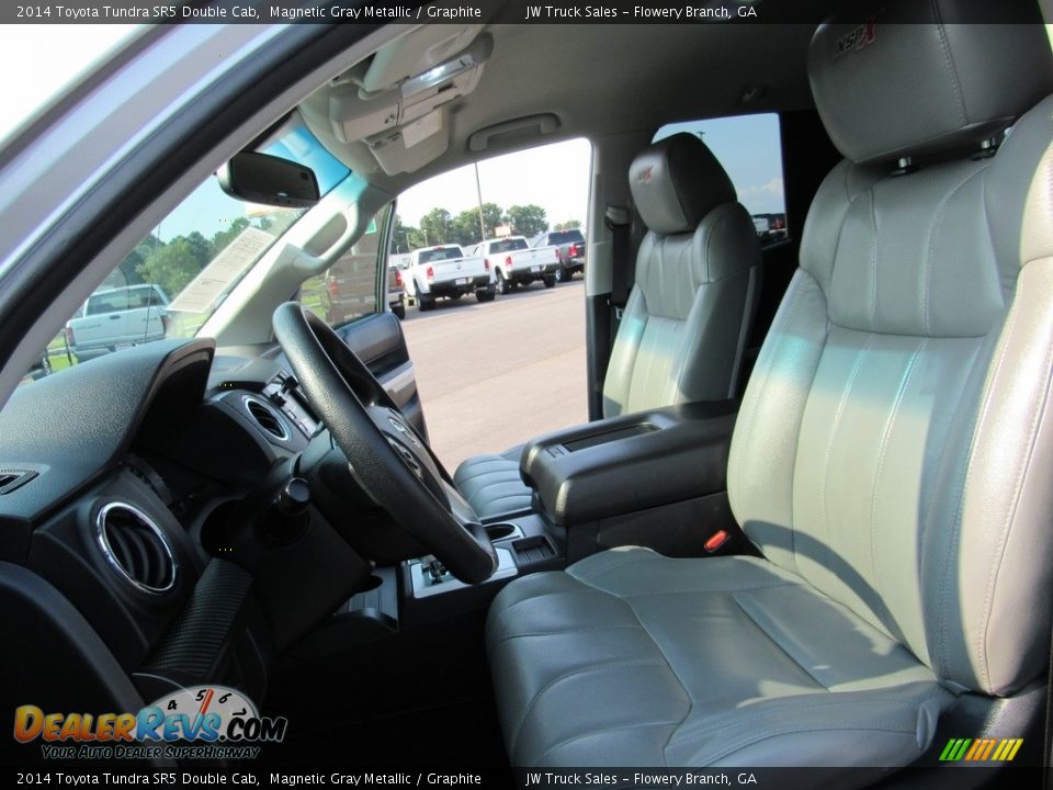 2014 Toyota Tundra SR5 Double Cab Magnetic Gray Metallic / Graphite Photo #16