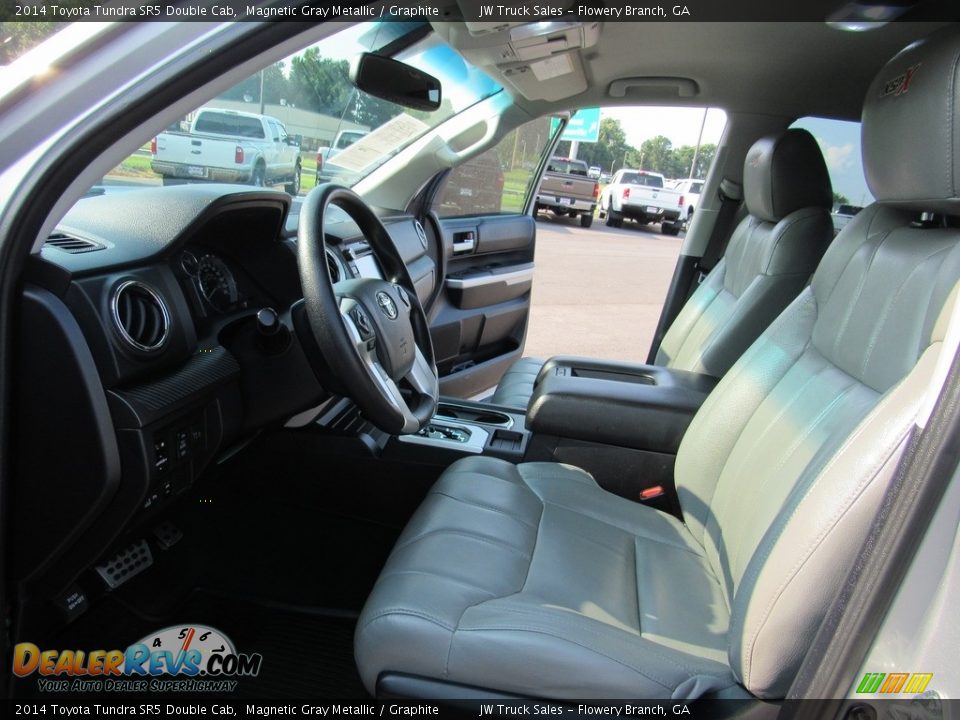 2014 Toyota Tundra SR5 Double Cab Magnetic Gray Metallic / Graphite Photo #17
