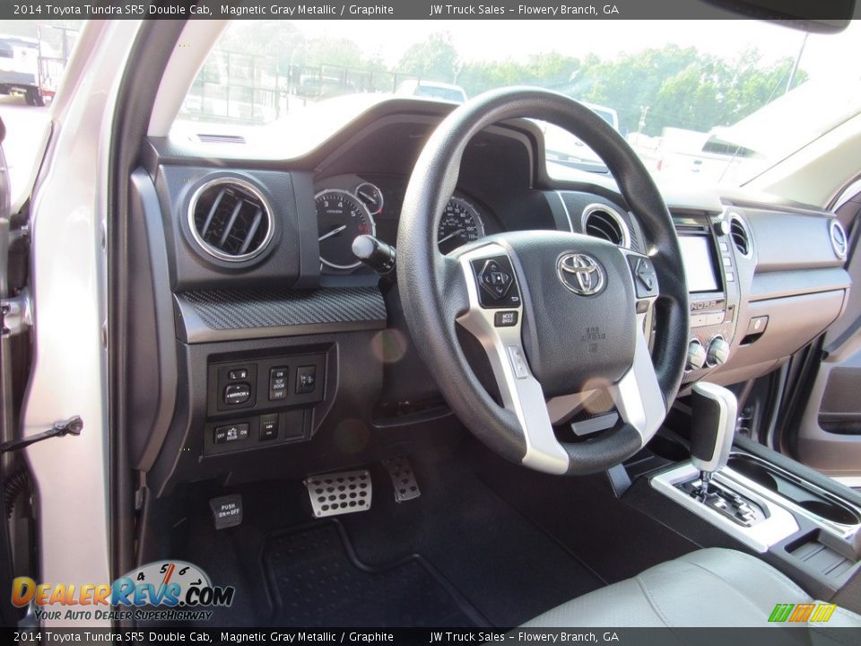 2014 Toyota Tundra SR5 Double Cab Magnetic Gray Metallic / Graphite Photo #18