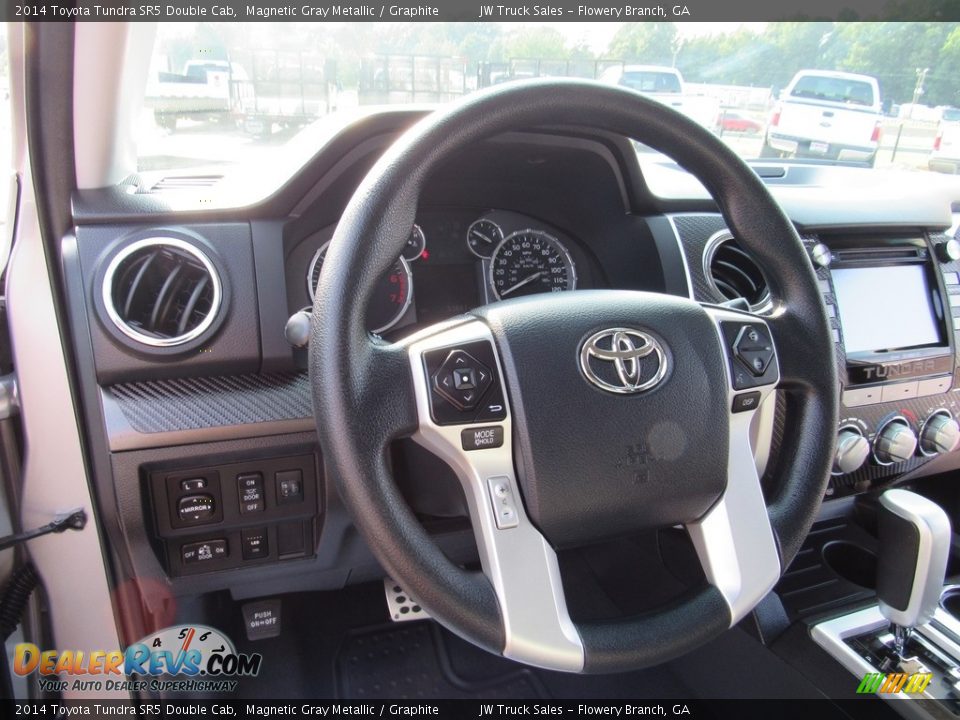 2014 Toyota Tundra SR5 Double Cab Magnetic Gray Metallic / Graphite Photo #19