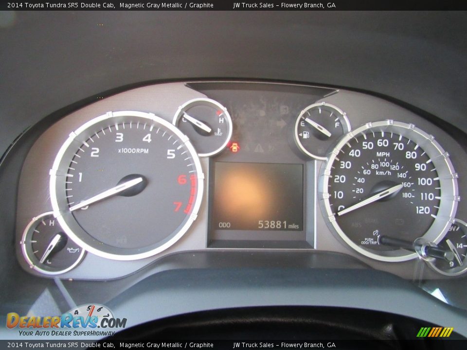 2014 Toyota Tundra SR5 Double Cab Magnetic Gray Metallic / Graphite Photo #20