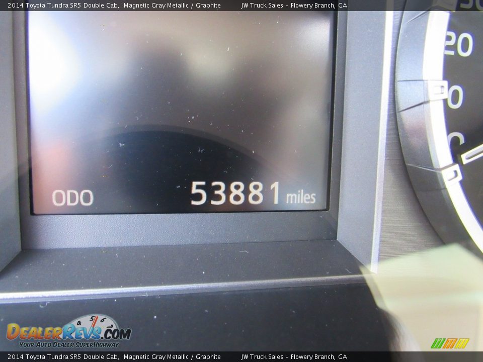 2014 Toyota Tundra SR5 Double Cab Magnetic Gray Metallic / Graphite Photo #21