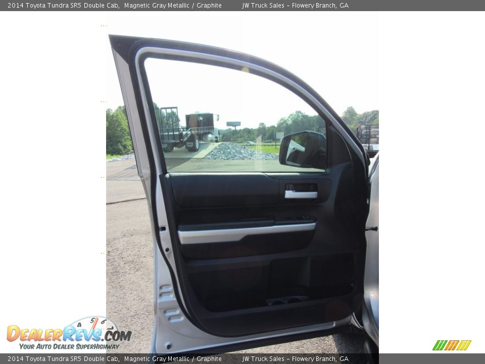 2014 Toyota Tundra SR5 Double Cab Magnetic Gray Metallic / Graphite Photo #23