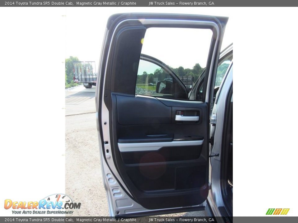 2014 Toyota Tundra SR5 Double Cab Magnetic Gray Metallic / Graphite Photo #25