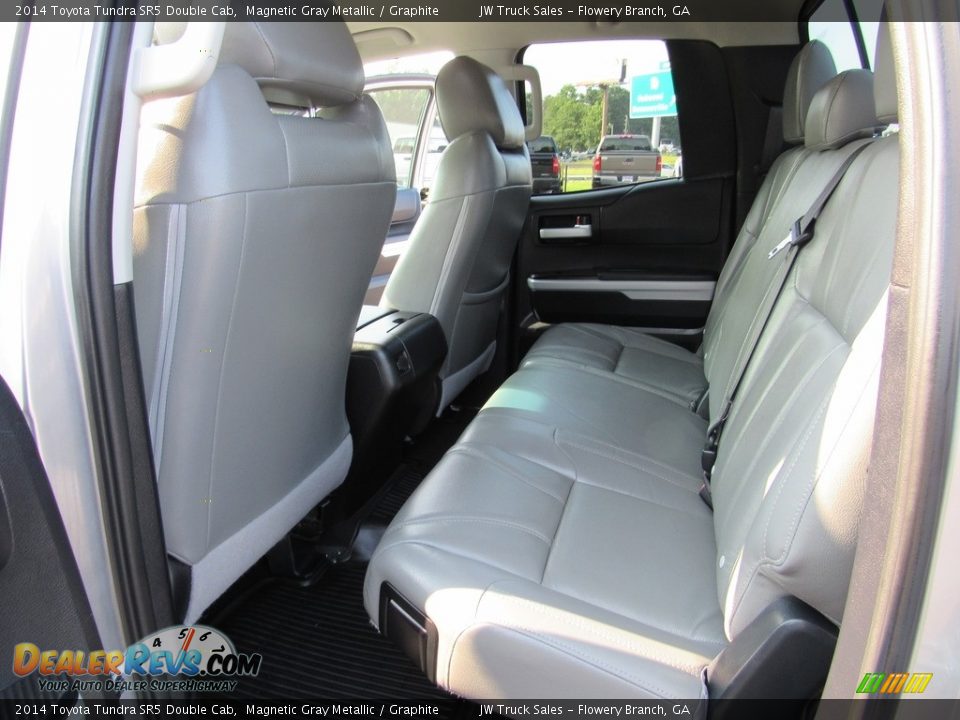2014 Toyota Tundra SR5 Double Cab Magnetic Gray Metallic / Graphite Photo #28