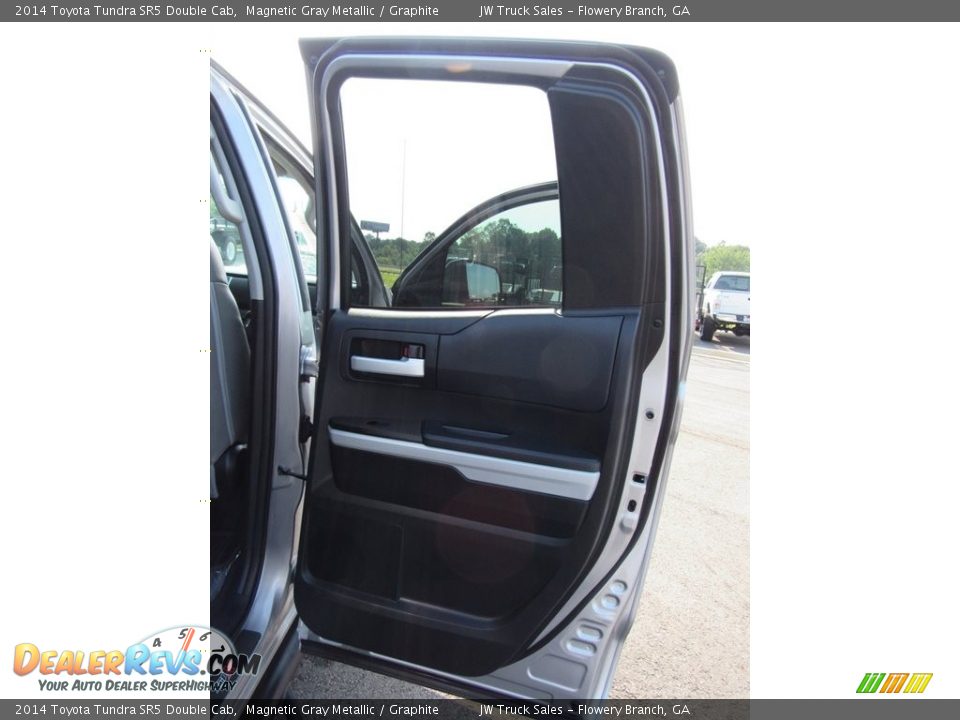 2014 Toyota Tundra SR5 Double Cab Magnetic Gray Metallic / Graphite Photo #29