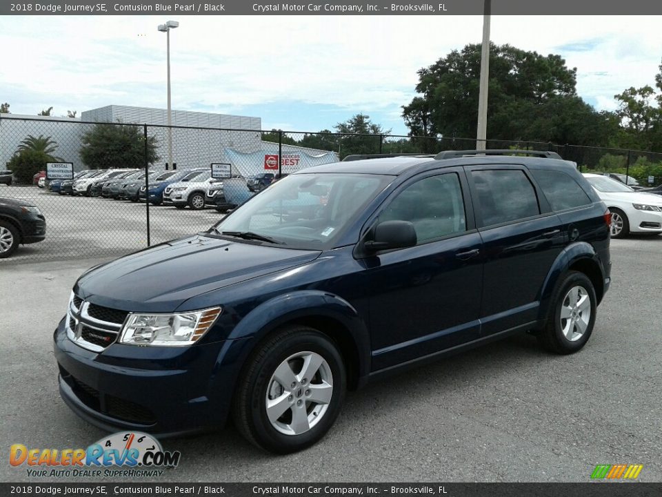 2018 Dodge Journey SE Contusion Blue Pearl / Black Photo #1