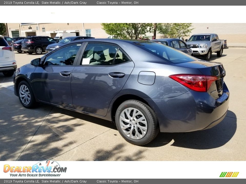 2019 Toyota Corolla LE Slate Metallic / Ash/Dark Gray Photo #2