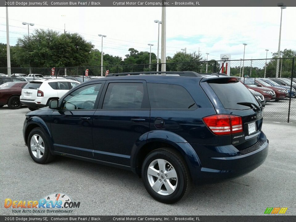 2018 Dodge Journey SE Contusion Blue Pearl / Black Photo #3