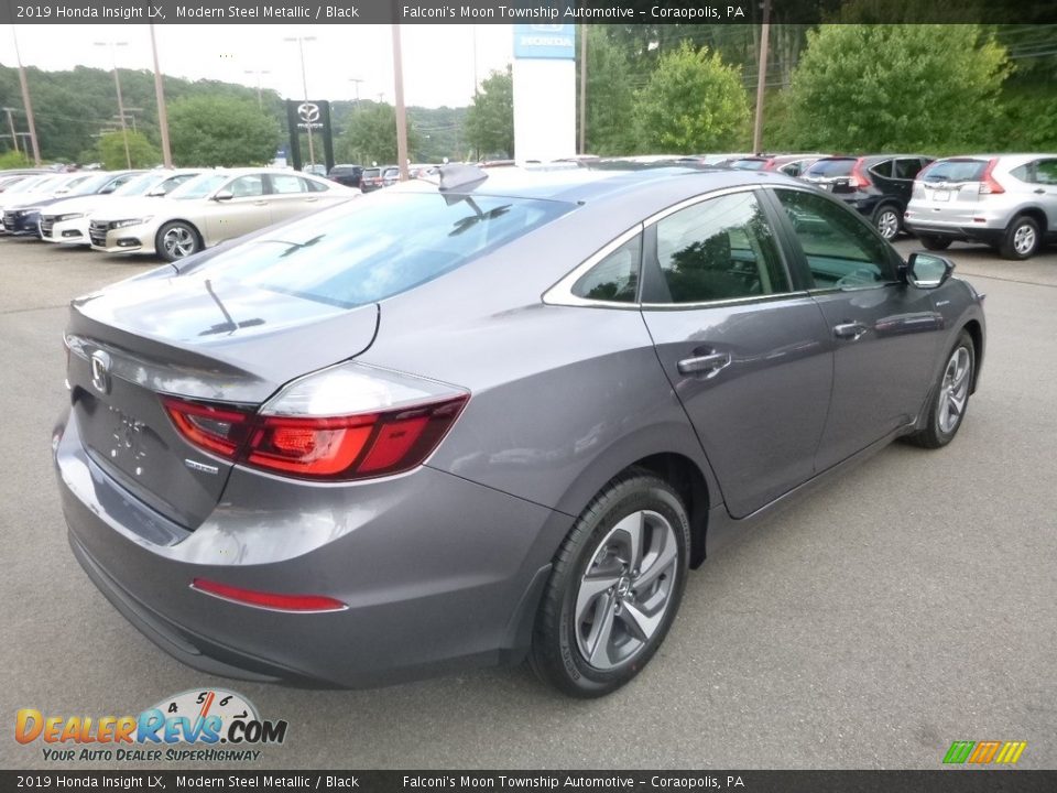 2019 Honda Insight LX Modern Steel Metallic / Black Photo #5