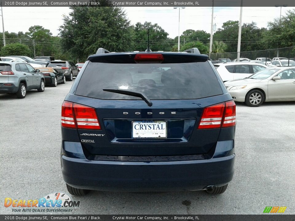 2018 Dodge Journey SE Contusion Blue Pearl / Black Photo #4