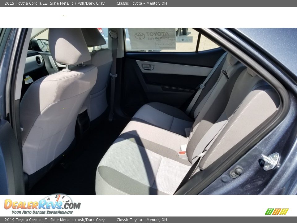 2019 Toyota Corolla LE Slate Metallic / Ash/Dark Gray Photo #4