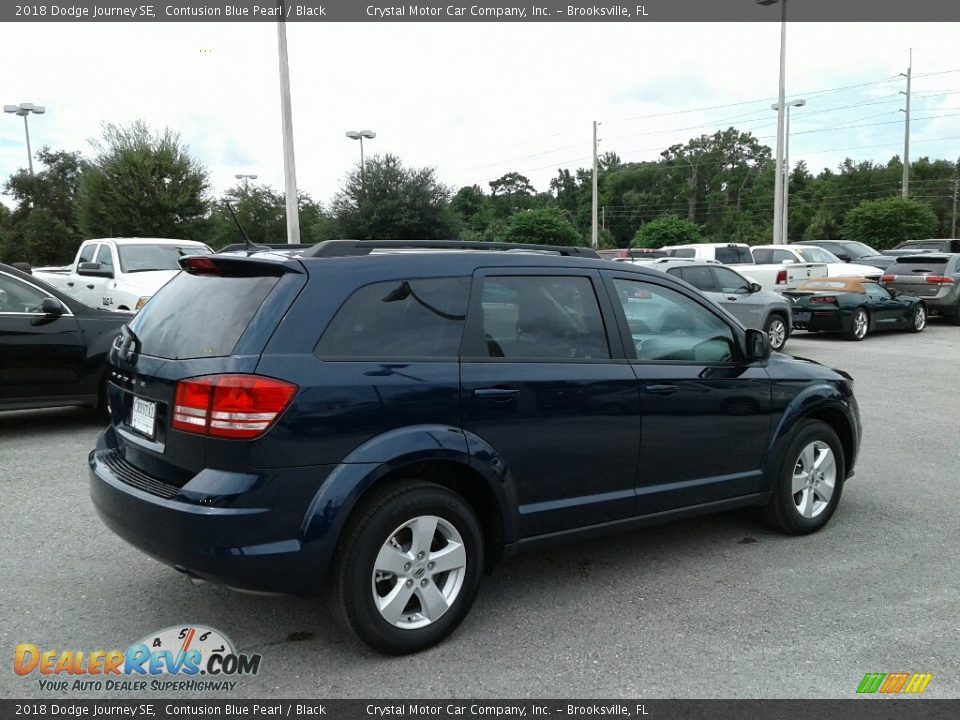 2018 Dodge Journey SE Contusion Blue Pearl / Black Photo #5