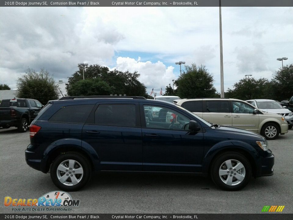 2018 Dodge Journey SE Contusion Blue Pearl / Black Photo #6