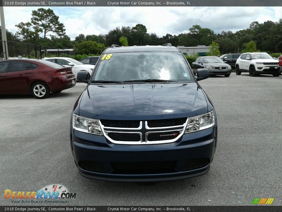 2018 Dodge Journey SE Contusion Blue Pearl / Black Photo #8
