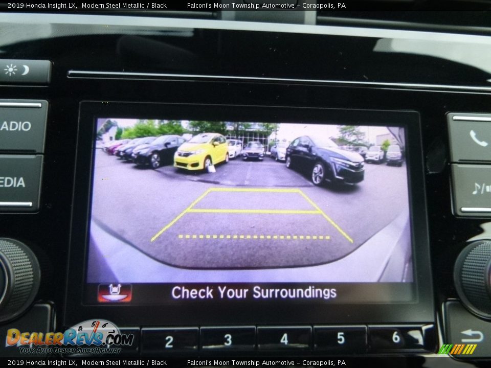 2019 Honda Insight LX Modern Steel Metallic / Black Photo #15