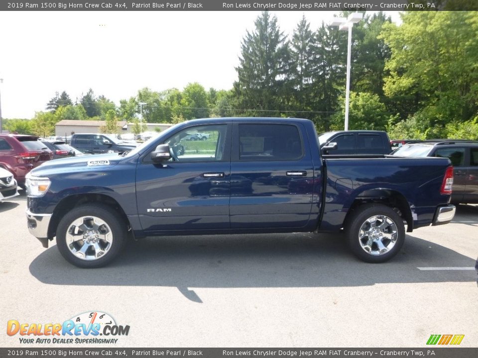 2019 Ram 1500 Big Horn Crew Cab 4x4 Patriot Blue Pearl / Black Photo #2