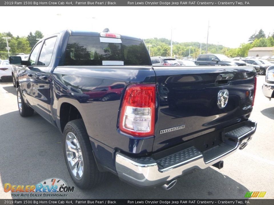 2019 Ram 1500 Big Horn Crew Cab 4x4 Patriot Blue Pearl / Black Photo #3