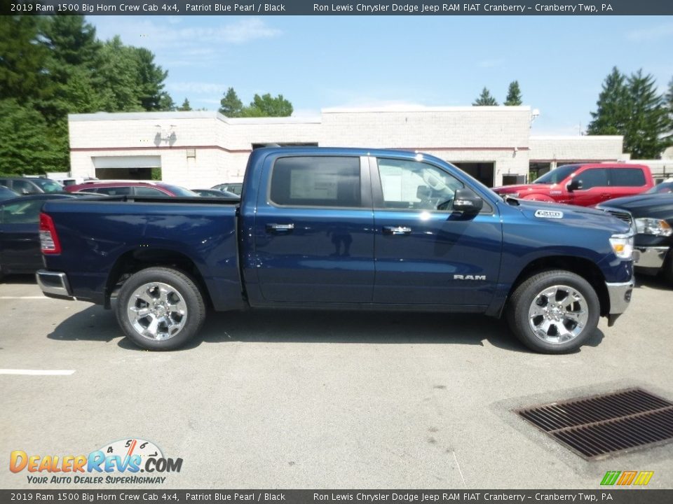 2019 Ram 1500 Big Horn Crew Cab 4x4 Patriot Blue Pearl / Black Photo #6