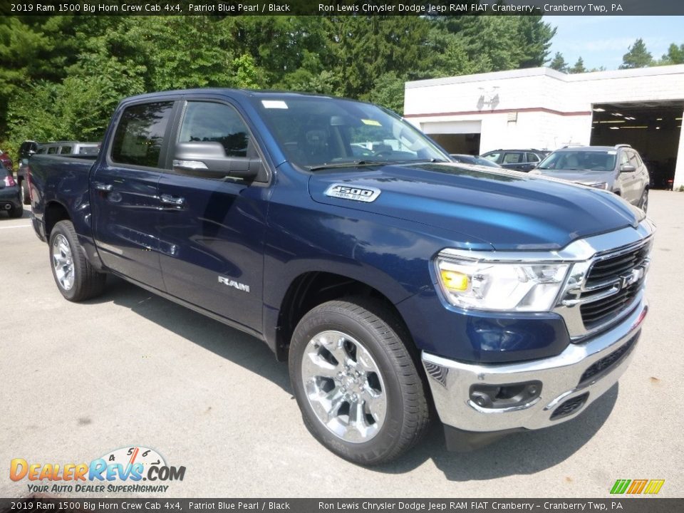 2019 Ram 1500 Big Horn Crew Cab 4x4 Patriot Blue Pearl / Black Photo #7